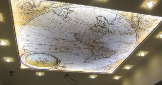 Натяжной потолок с фотопечатью Рыбинск, цена от 6276 руб.